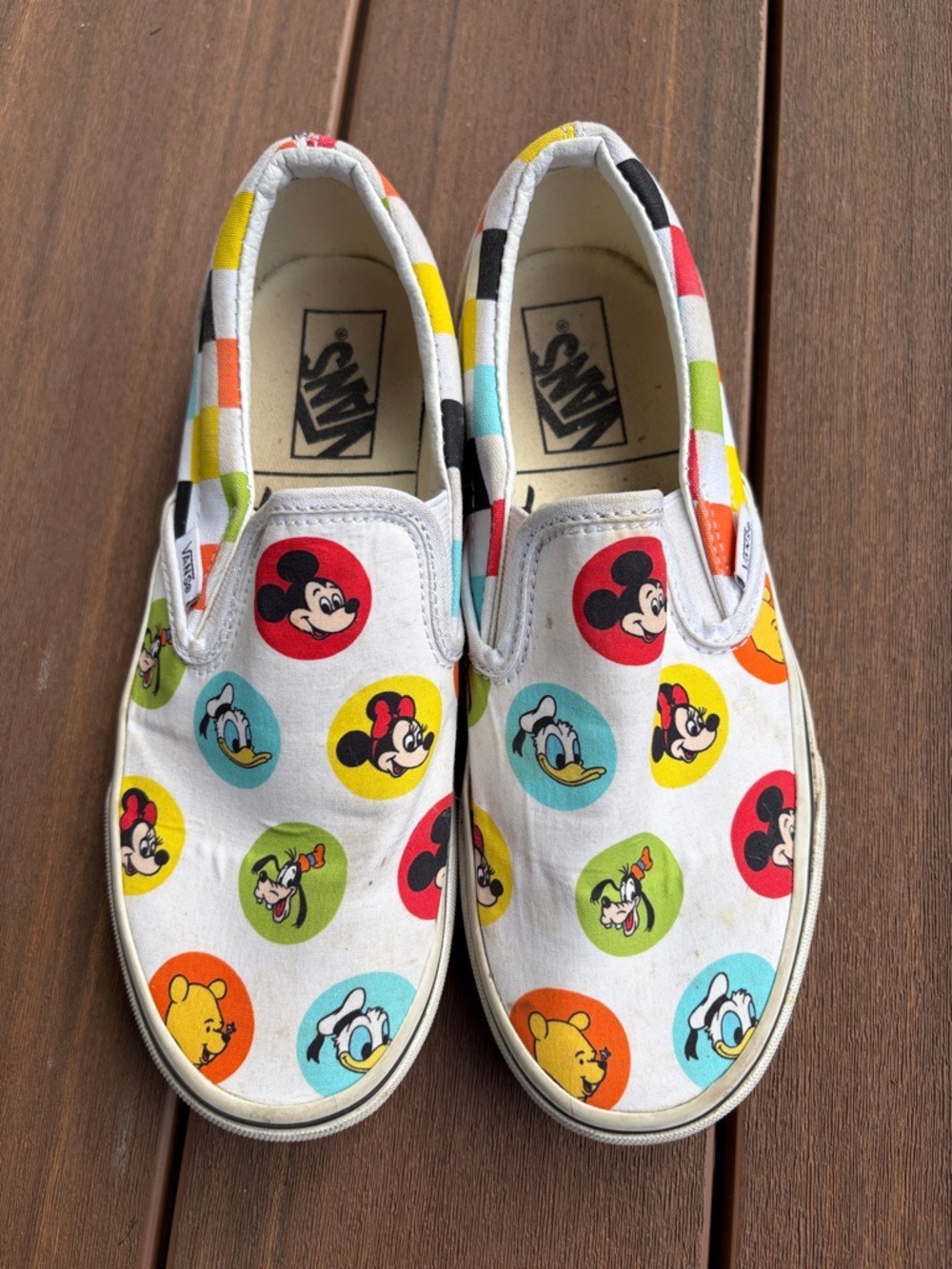 Vans Slip-On Sneakers - Multicolor Disney Character